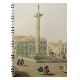 Der Marktplatz Colonna, Rom Notizblock