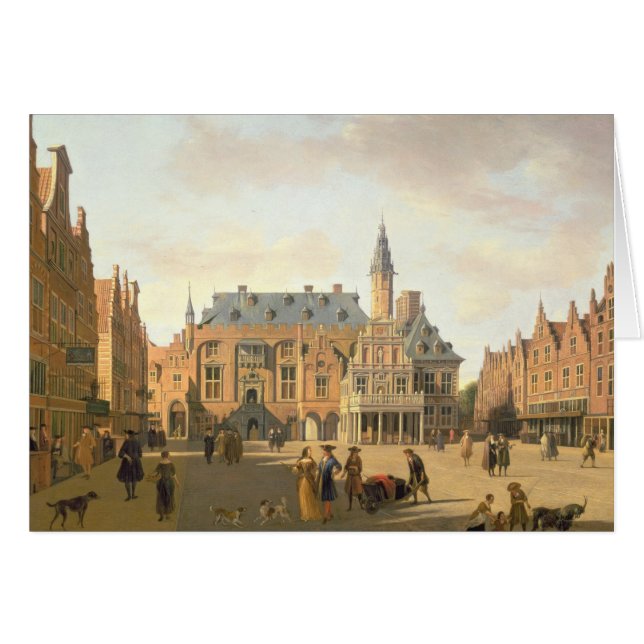 Der Marktplatz mit dem Raadhuis (Vorderseite (Horizontal))
