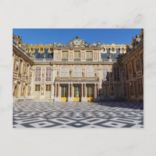 Der Marmorhof des Versailles Palace, Frankreich Postkarte