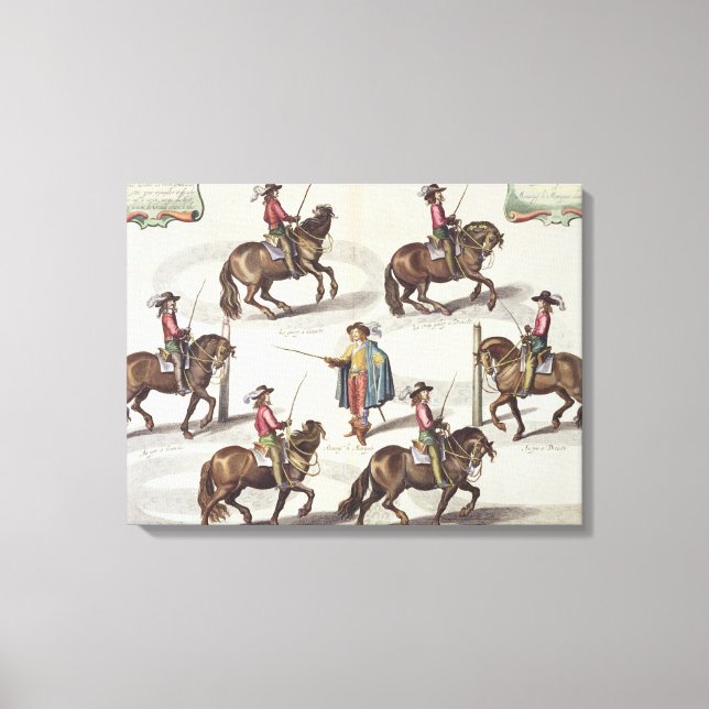 Der Marquis von Newcastle, der Captain Mazin einen Leinwanddruck (Vorderseite)