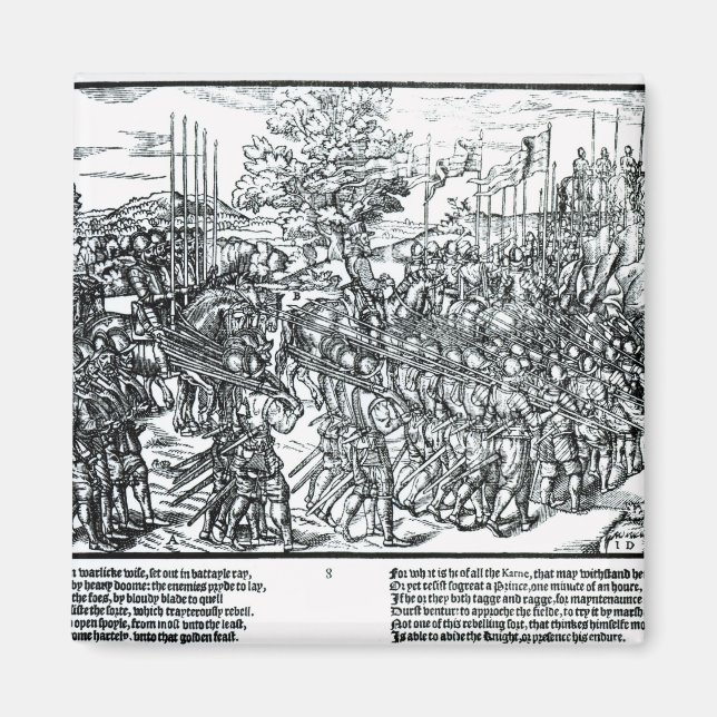 Der Marsch der englischen Armee mit Sir Henry Sidn Magnet (Vorne)