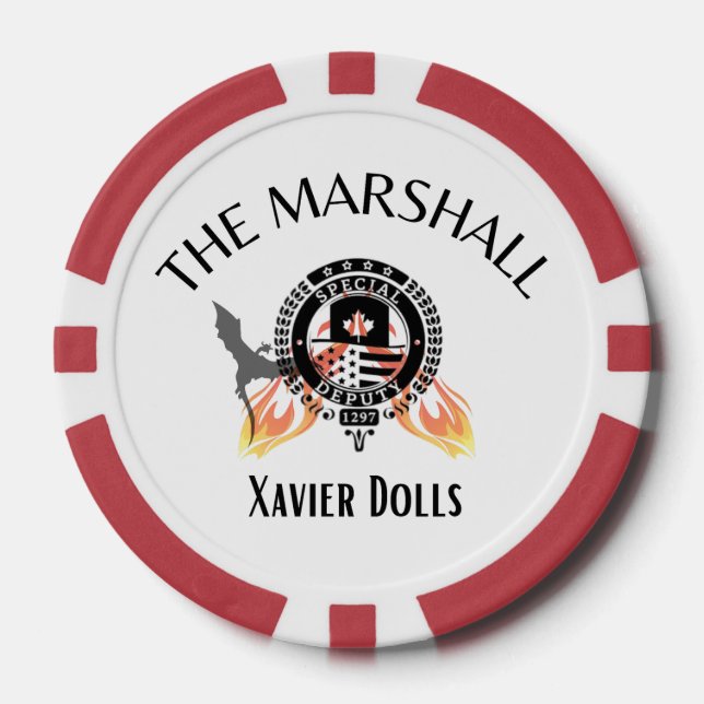 Der Marshall Pokerchips (Vorderseite)