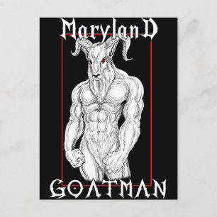 Der Maryland Goatman Postkarte
