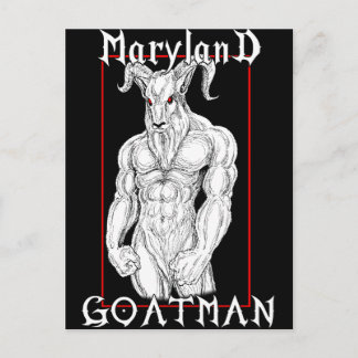 Der Maryland Goatman Postkarte