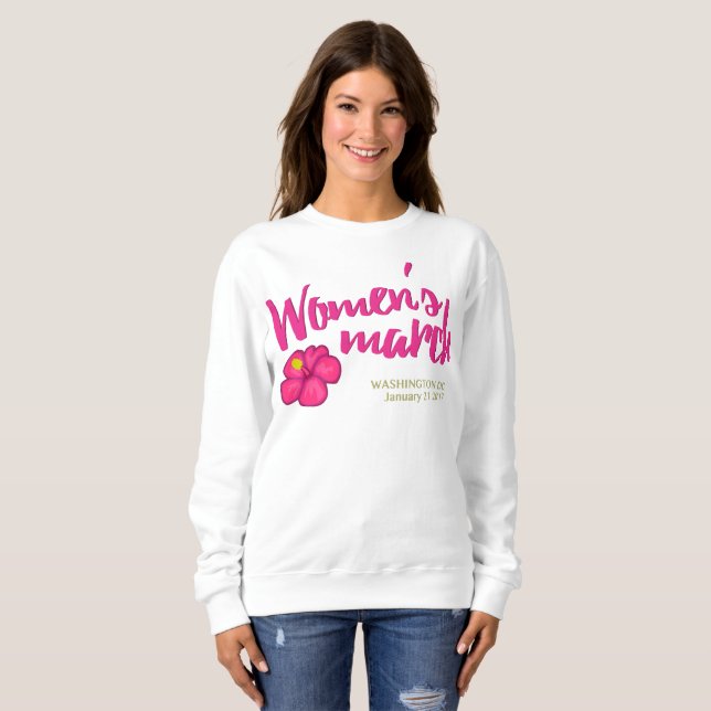 Der März der Frauen auf Washington 2017 Sweatshirt (Vorne ganz)