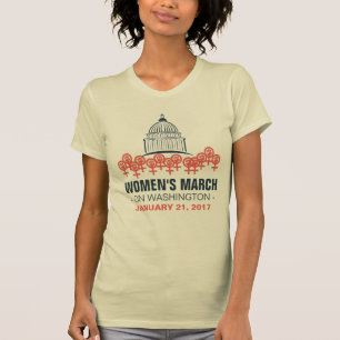 Der März der Frauen auf Washington-solidarität T-Shirt