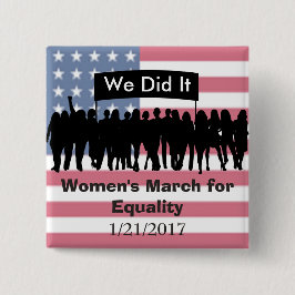 Der März der Frauen für Button