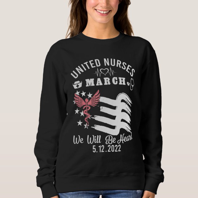 Der März der Vereinten Nationen wird am 12. Mai 20 Sweatshirt (Vorderseite)