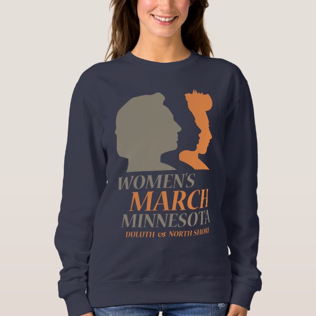 Der März Minnesota, Duluth der Frauen Ausgabe Sweatshirt (Vorderseite)