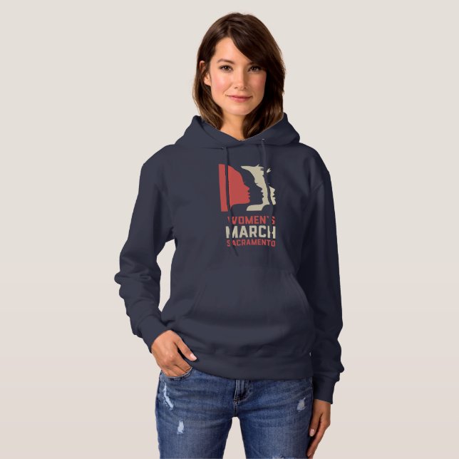 Der März-Sacramento der Frauen UnisexHoodie Hoodie (Vorne ganz)