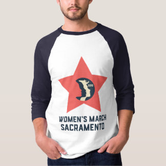 Der März-Sacramento-Männer der Frauen langes die T-Shirt
