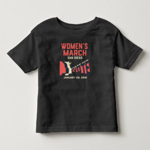Der März-San Diego der Frauen offizieller Kleinkind T-shirt