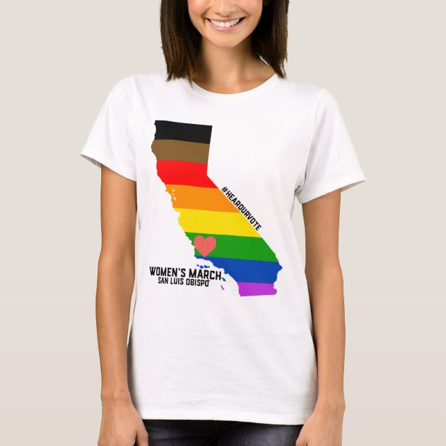 Der März SLO - LGBTQ der Frauen T-Shirt (Vorderseite)