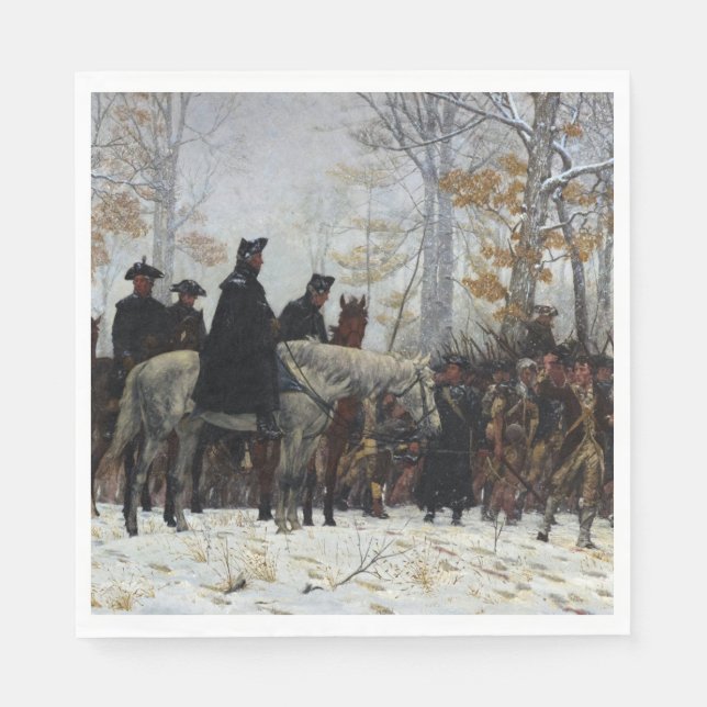 Der März zur Talschmiede von William B. T. Trego Serviette (Vorderseite)