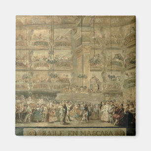 Der Maskenball, c.1767 Magnet