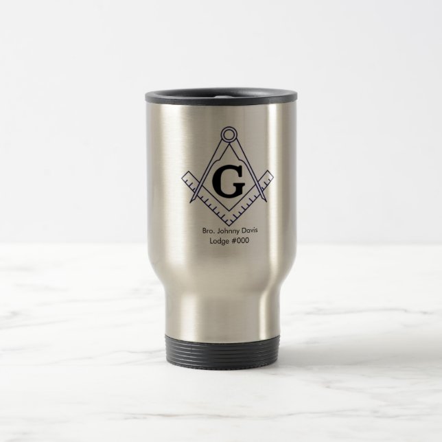Der Masonic Stainless Steel Travel Cup Reisebecher (Mittel)