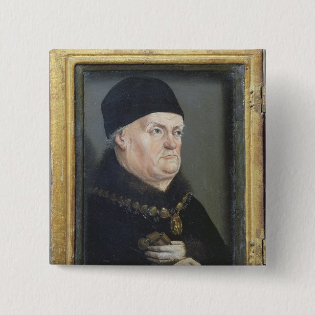 Der Matheron Diptych: Porträt von Rene I Button (Vorderseite)