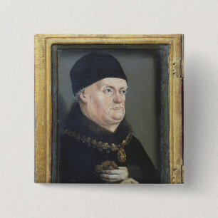 Der Matheron Diptych: Porträt von Rene I Button