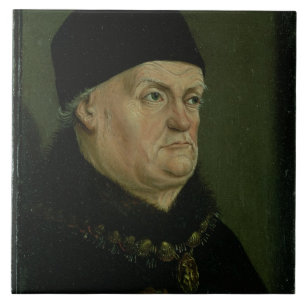Der Matheron Diptych: Porträt von Rene I das 'gut Fliese