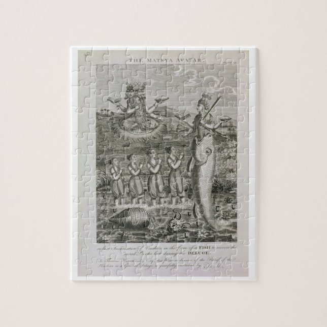 Der Matsya Avatara oder die erste Inkarnation der Puzzle (Vertikal)
