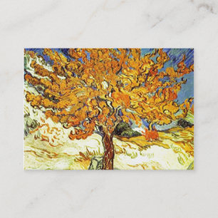 Der Maulbeerbaum, Vincent van Gogh. Vintage Kunst Visitenkarte