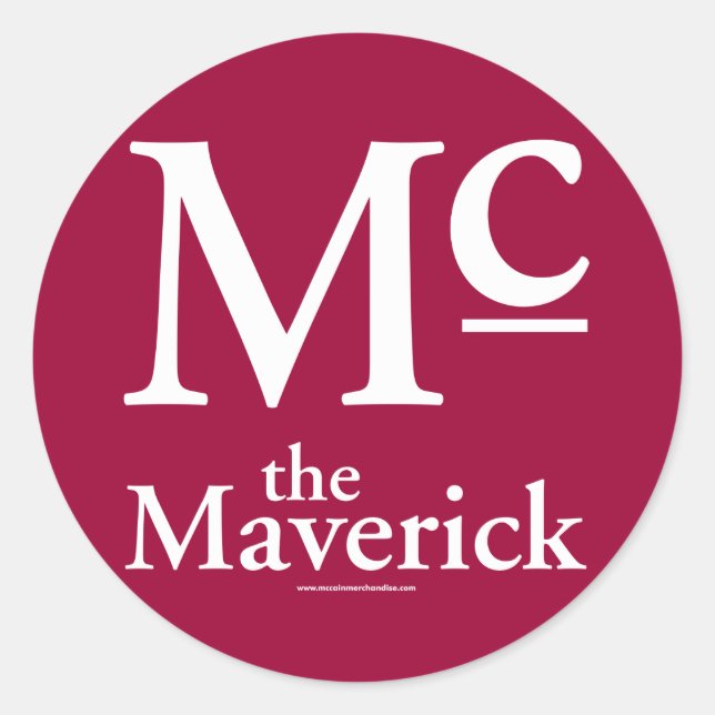 Der Maverick-Sticker Runder Aufkleber (Vorderseite)