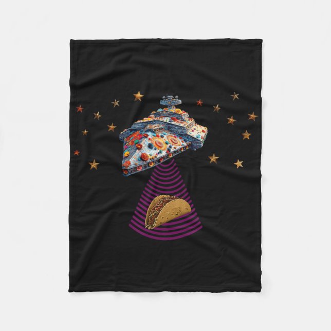 Der May-The-Fourth-cinco-De-Mayo-Zerstörer-Taco-Tr Fleecedecke (Vorderseite)