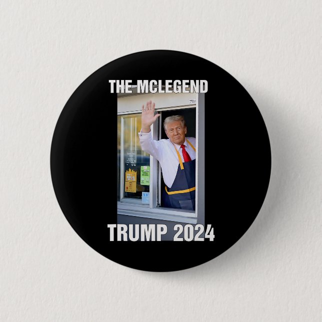 Der Mclegend Trump  Button (Vorderseite)