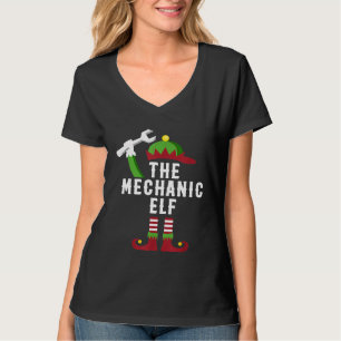 Der Mechaniker-Elfen-Weihnachten für Mechaniker T-Shirt