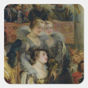 Der Medici Zyklus 2 Quadratischer Aufkleber