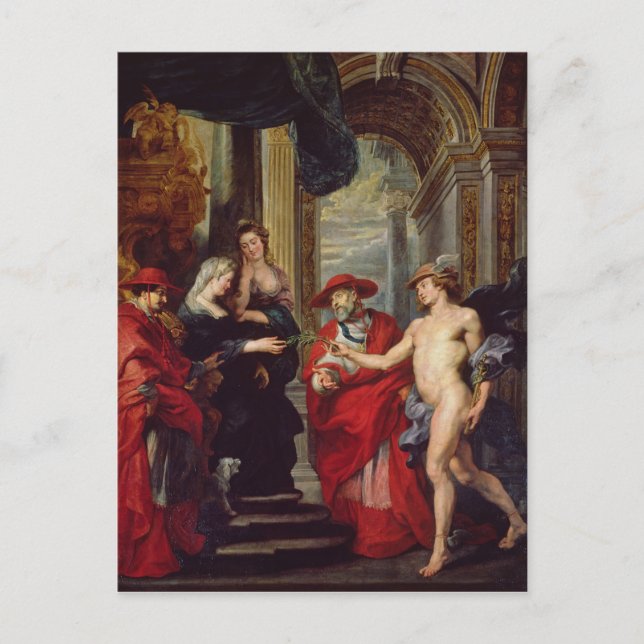 Der Medici-Zyklus: Der Vertrag von Angouleme Postkarte (Vorderseite)