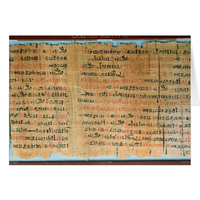 Der medizinische Papyrus Chesters Beatty (Vorderseite (Horizontal))
