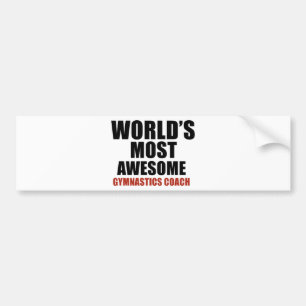 Der meiste fantastische GYMNASTIK-TRAINER Autoaufkleber