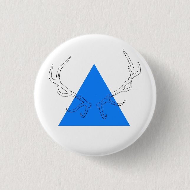 der meiste Hipster Button (Vorderseite)