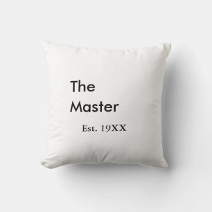 Der Meister Boss Name EST-Jahr Datum Mann König Ti Kissen