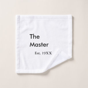 Der Meister Boss Name EST Jahr Datum Mann König Ti Waschlappen