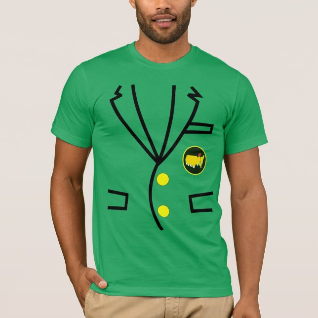 Der Meistergolf der grünen Jacket T-Shirt (Vorderseite)