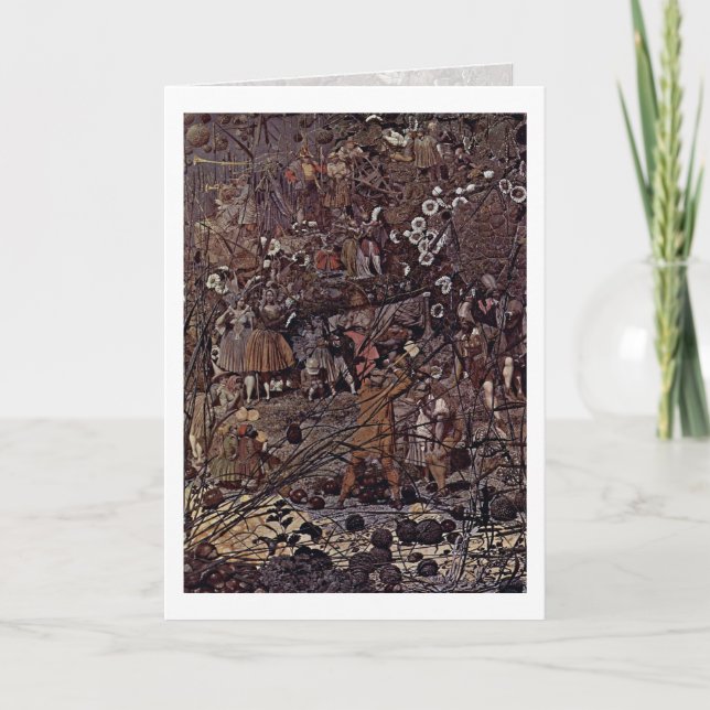 Der Meisterstrom der Fairy Feller von Richard Dadd Karte (Vorderseite)