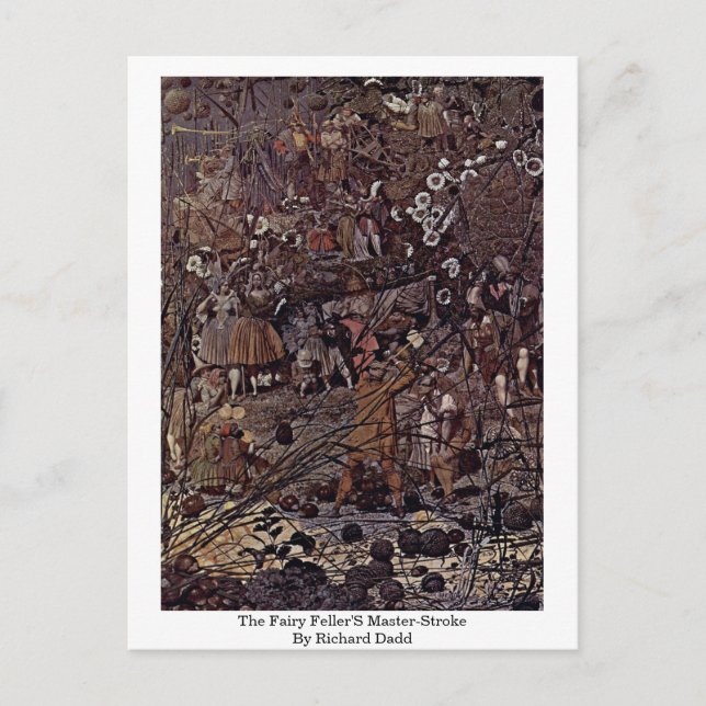 Der Meisterstrom der Fairy Feller von Richard Dadd Postkarte (Vorderseite)
