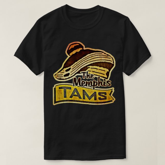 Der Memphis Tams Basketball T-Shirt (Design vorne)