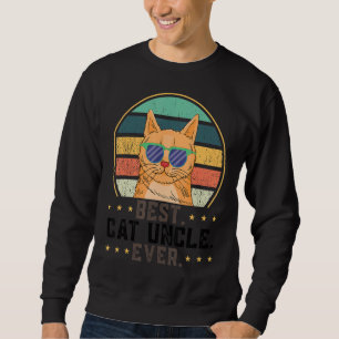 Der Mens bester KatzenOnkel je Onkel Feline Sweatshirt