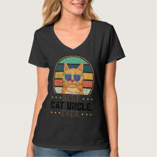 Der Mens bester KatzenOnkel je Onkel Feline T-Shirt