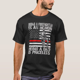 Der Mens-Feuerwehrmann-Vater ist ein unbezahlbarer T-Shirt