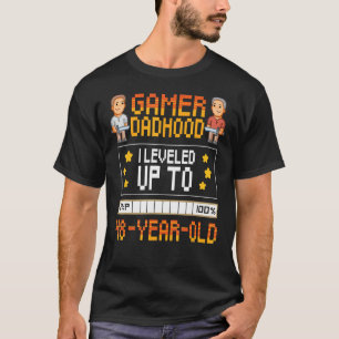 Der Mens Gamer Dadhood stieg bis zum 48. T-Shirt