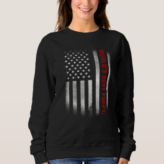 Der Mens Vathers Day - die beste Mohnflagge aller  Sweatshirt