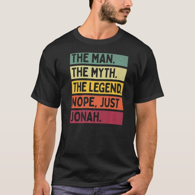 Der Mensch der Mythos Der legendäre Nope nur Jonah T-Shirt (Vorderseite)
