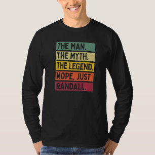 Der Mensch der Mythos der Legende Nope gerade Rand T-Shirt