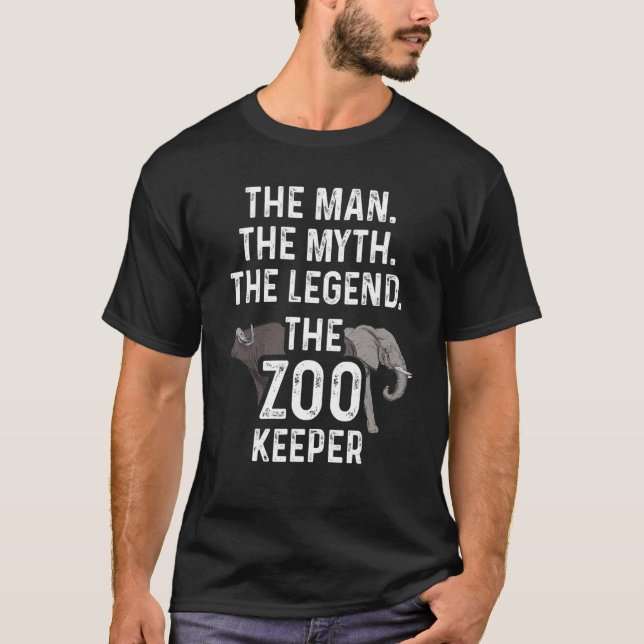 Der Mensch der Mythos Der Zoologe Zooke T-Shirt (Vorderseite)