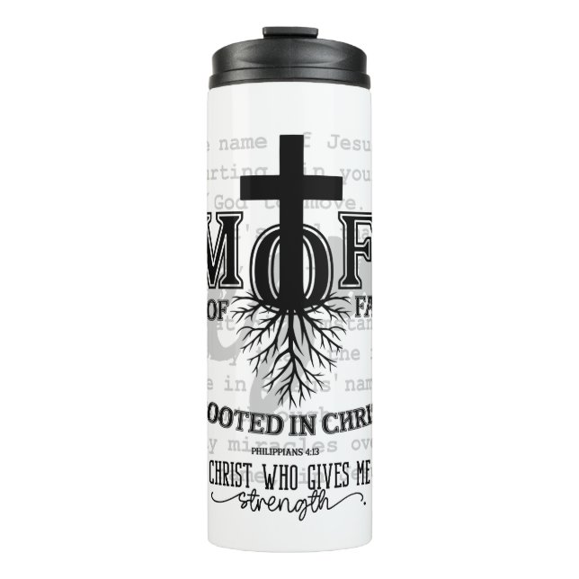 Der Mensch des Glaubens Thermosbecher (Vorderseite)