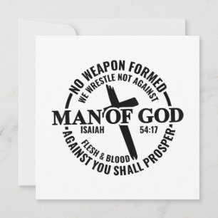 Der Mensch Gottes, keine gegen mich gewachsene Waf Einladung